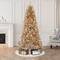 7.5ft. Pre-Lit Rose Gold Artificial Christmas Tree, Clear Incandescent Lights